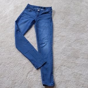 Medium-Dark Wash Skinny Jeans